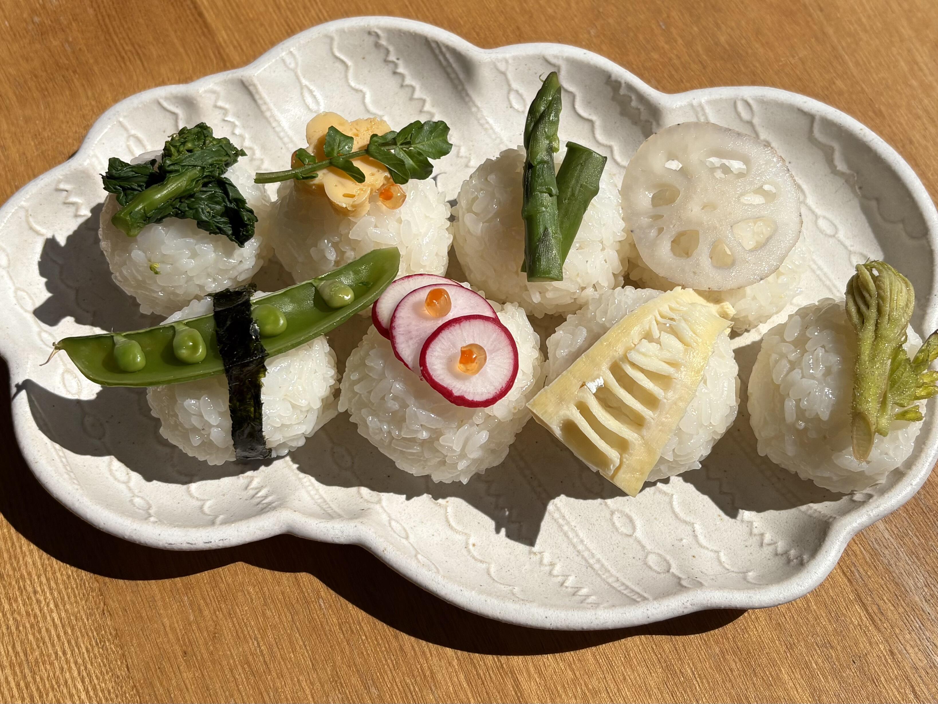 お好みの野菜をのせる